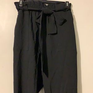 Paper bag waist pants